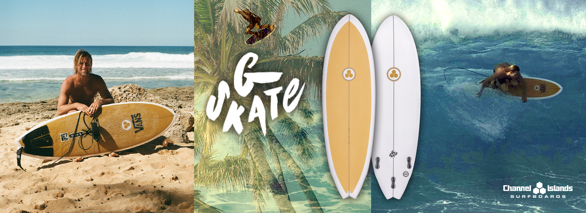 G Skate Model da Channel Islands Surfboards / Al Merrick Brasil - Projeto com irmãos Gudauskas